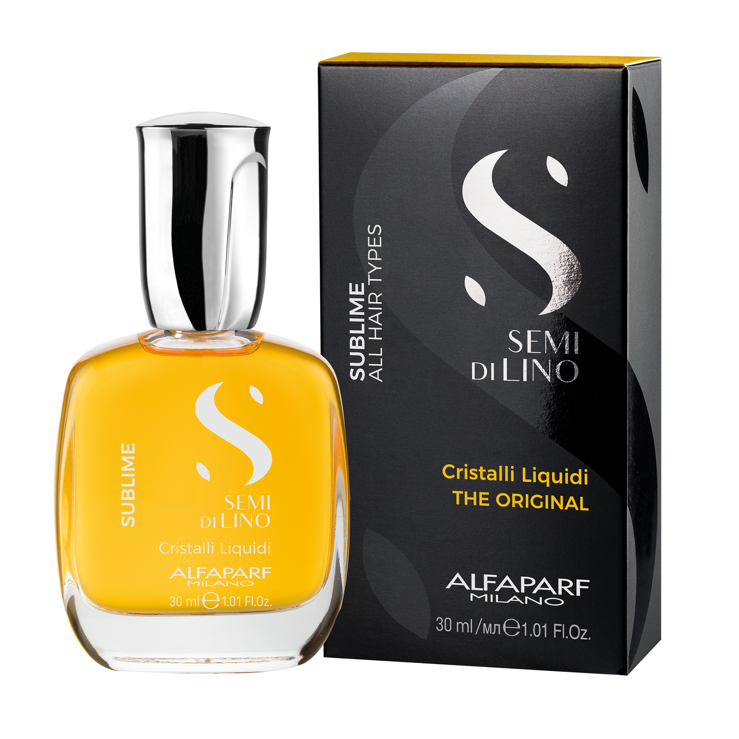Alfaparf Milano Semi Di Lino Sublime Cristalli Liquidi Hair Oil Serum