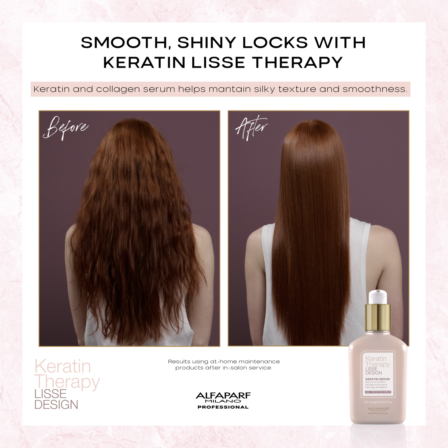 Silky soft hair serum keratin treatment sale