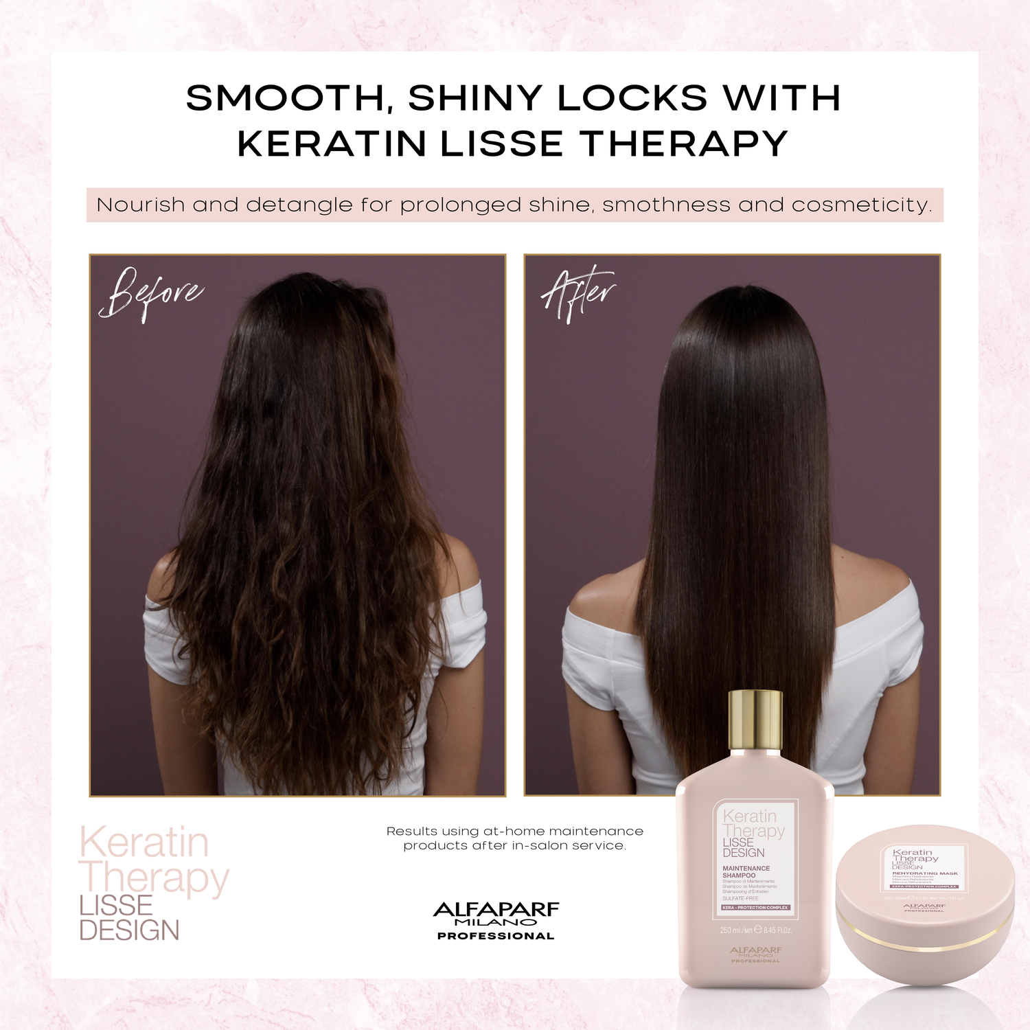 Keratin Therapy Shampoo and Mask Kit
