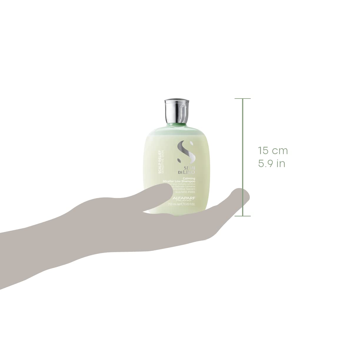 Alfaparf Milano Semi Di Lino Scalp Relief Sulfate Free Shampoo for Sensitive Skin