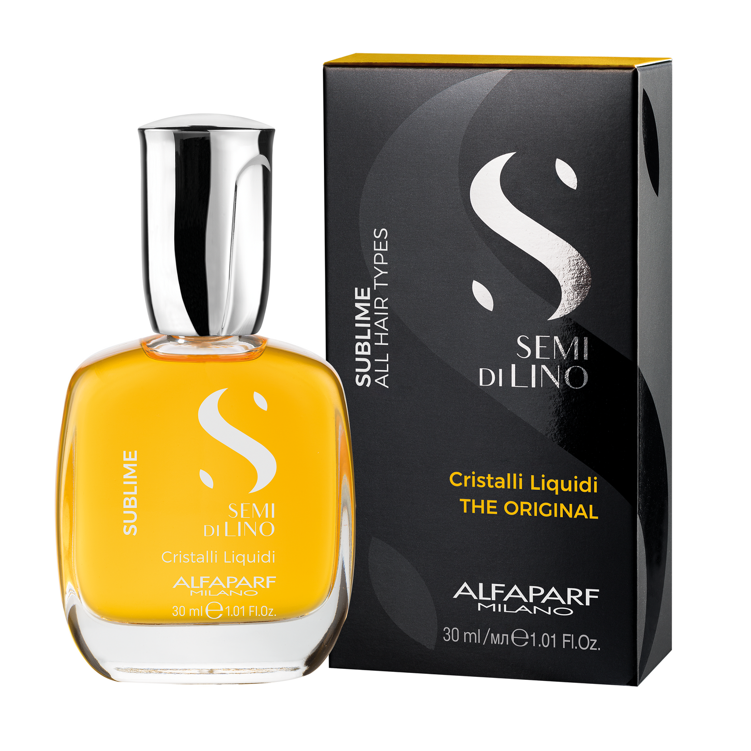 Alfaparf Milano Semi Di Lino Sublime Cristalli Liquidi Hair Oil Serum 