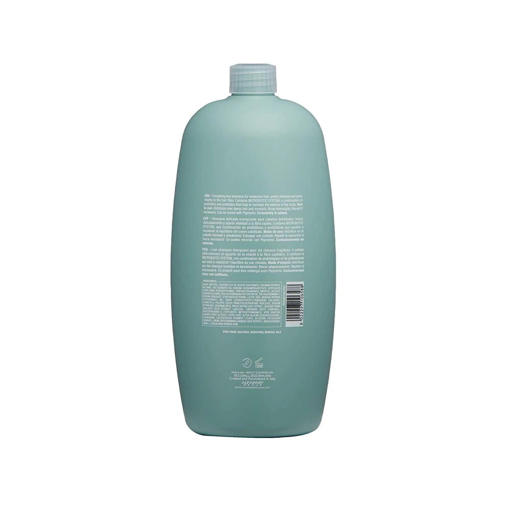 Alfaparf Milano Professional Semi Di Lino Scalp Renew Sulfate Free Shampoo for Thinning Hair Liter