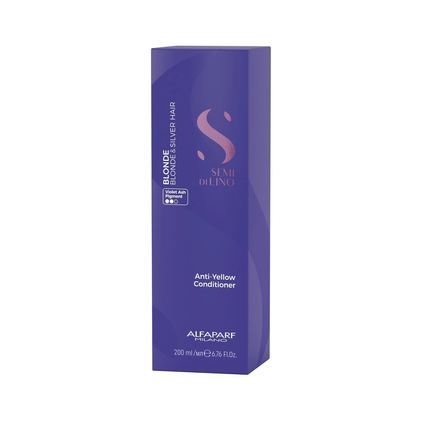 Alfaparf Semi Di Lino Anti-Yellow Purple Conditioner for Blonde Hair